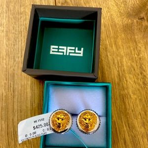 Lion Sterling silver cuff links